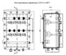 Габаритные размеры корпусов, используемых для щитов освещения CCFE-X-СВЕТ